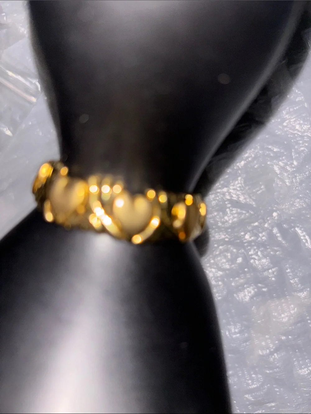 Kids Gold Heart Link Bracelet - Charming Heart Design